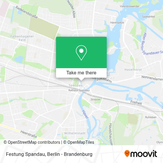 Festung Spandau map