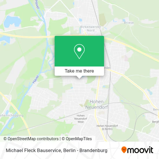Michael Fleck Bauservice map