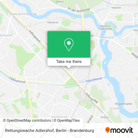 Rettungswache Adlershof map