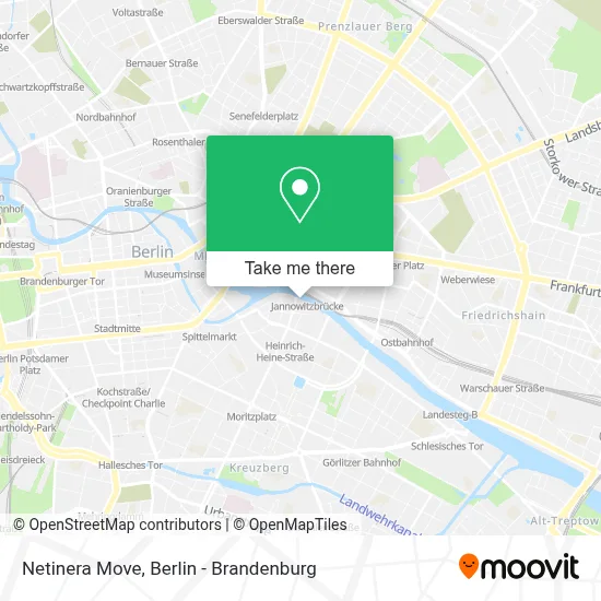 Netinera Move map