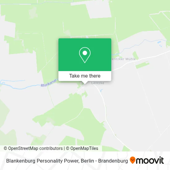Blankenburg Personality Power map
