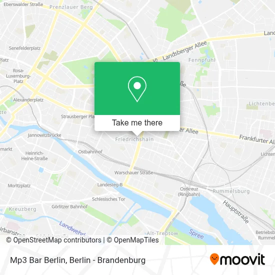 Mp3 Bar Berlin map
