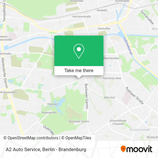 A2 Auto Service map