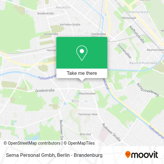Sema Personal Gmbh map