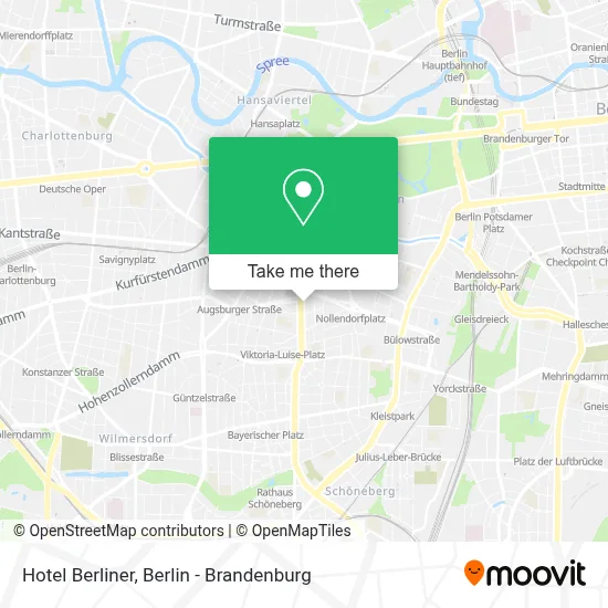 Hotel Berliner map