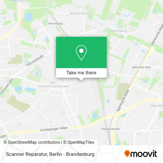Scanner Reparatur map