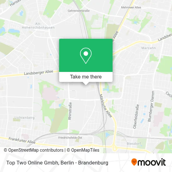 Top Two Online Gmbh map