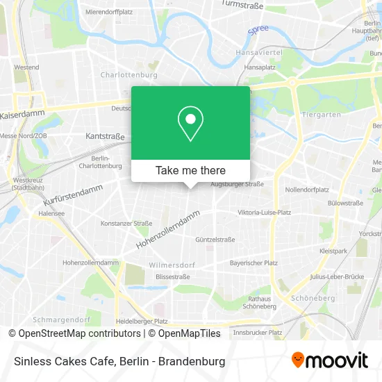 Sinless Cakes Cafe map