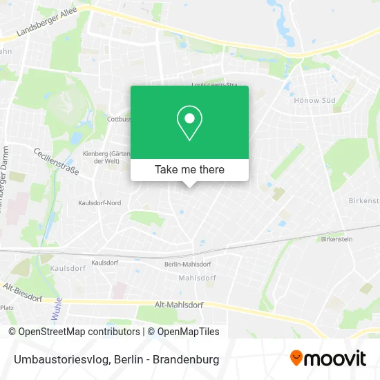 Umbaustoriesvlog map