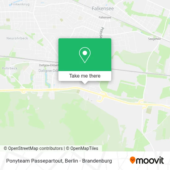 Ponyteam Passepartout map