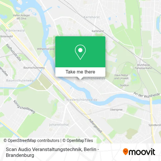 Scan Audio Veranstaltungstechnik map