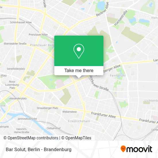 Bar Solut map