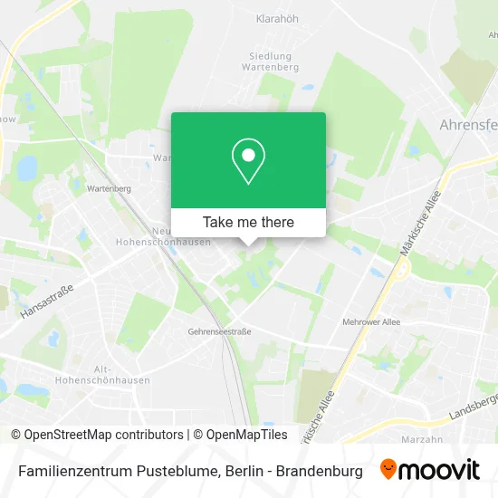 Familienzentrum Pusteblume map