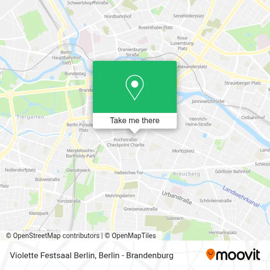 Violette Festsaal Berlin map