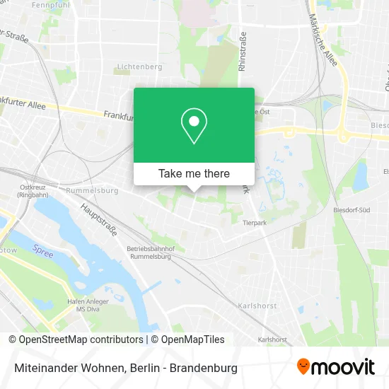 Miteinander Wohnen map