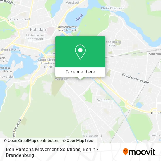 Ben Parsons Movement Solutions map