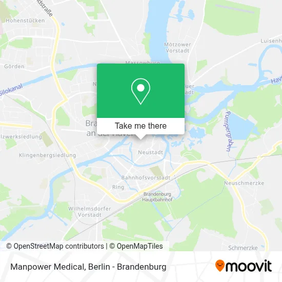 Manpower Medical map
