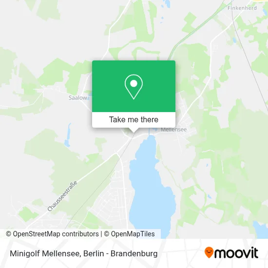 Minigolf Mellensee map