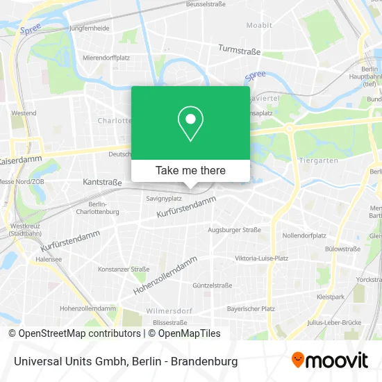 Universal Units Gmbh map