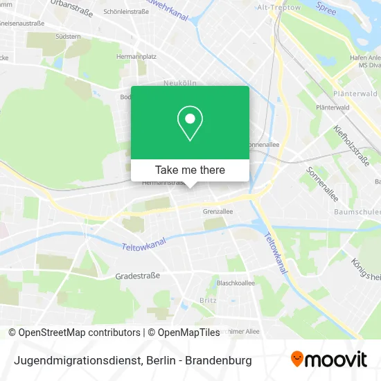 Jugendmigrationsdienst map