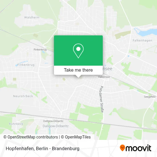 Hopfenhafen map