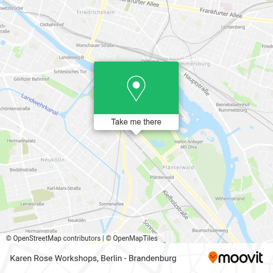 Karen Rose Workshops map