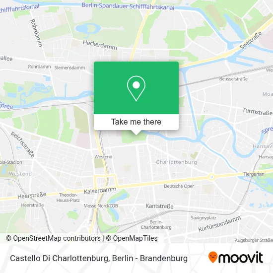 Castello Di Charlottenburg map