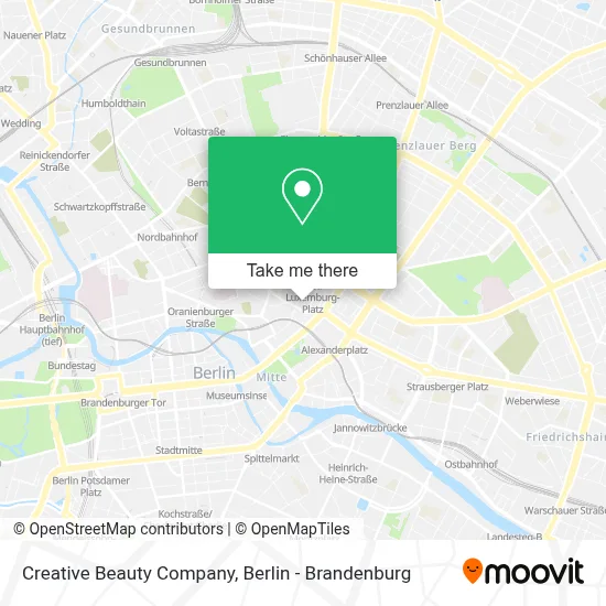 Creative Beauty Company map