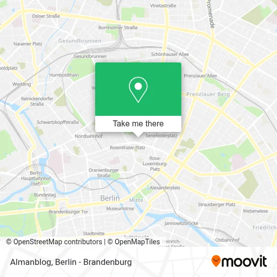 Almanblog map