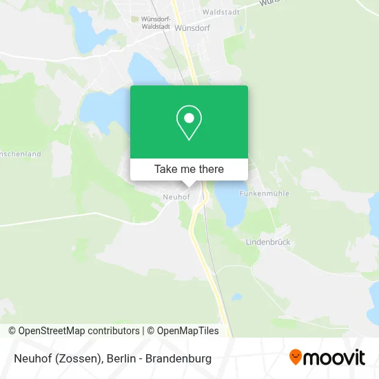 Neuhof (Zossen) map