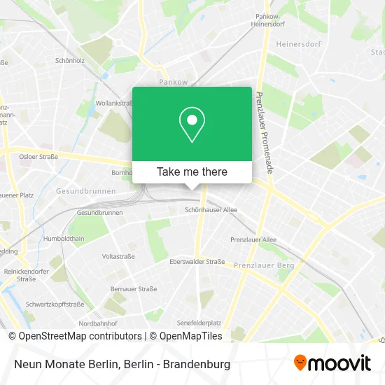 Neun Monate Berlin map