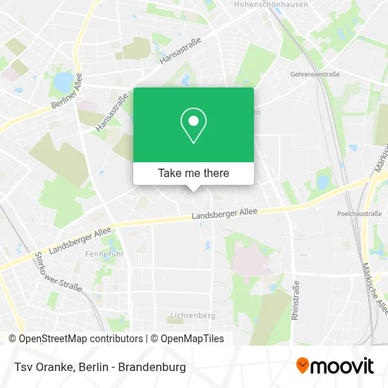 Tsv Oranke map
