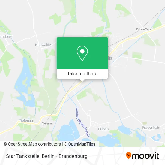 Star Tankstelle map
