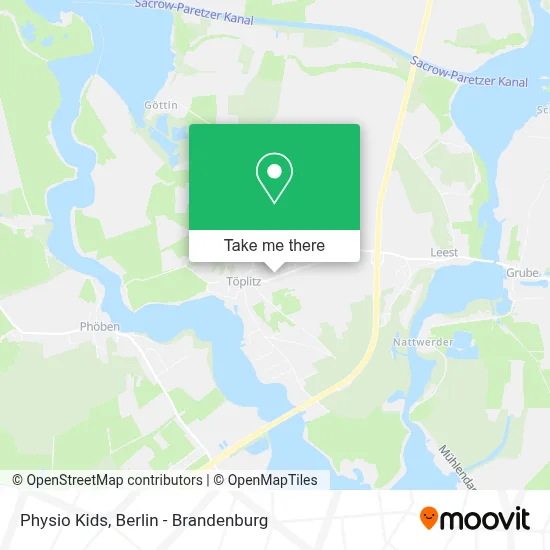 Physio Kids map
