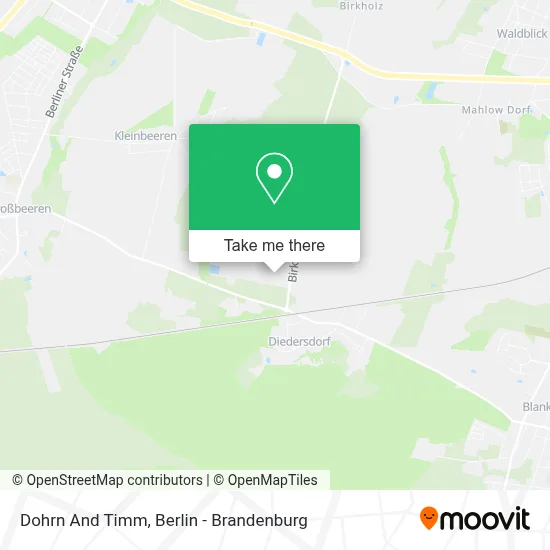 Dohrn And Timm map