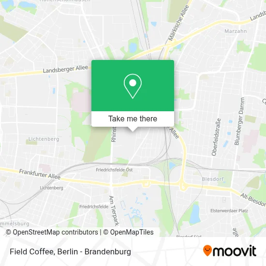 Field Coffee map