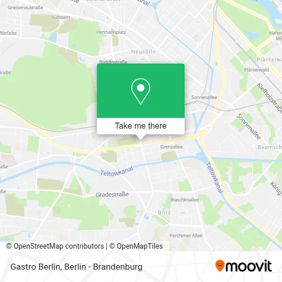 Gastro Berlin map