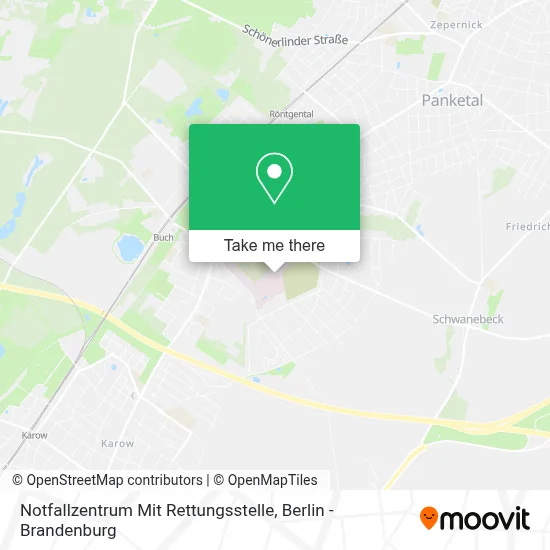 Notfallzentrum Mit Rettungsstelle map