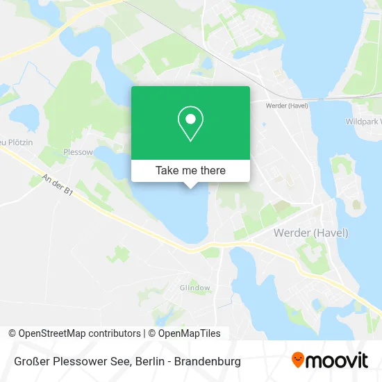 Großer Plessower See map