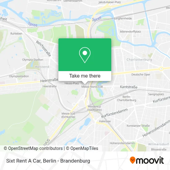 Sixt Rent A Car map