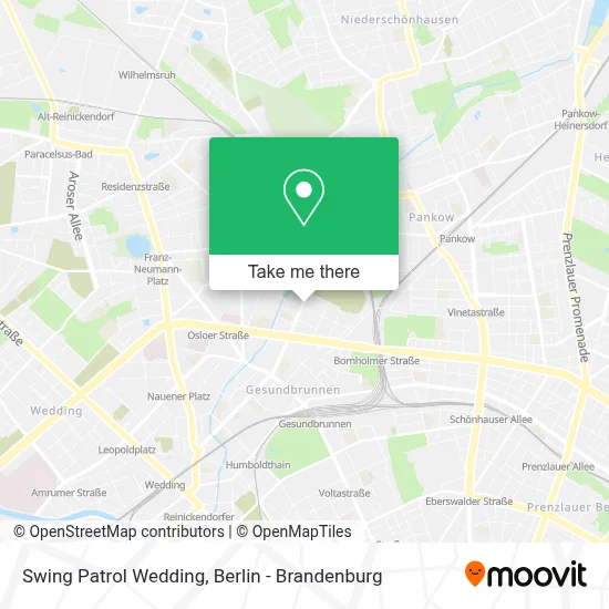 Swing Patrol Wedding map