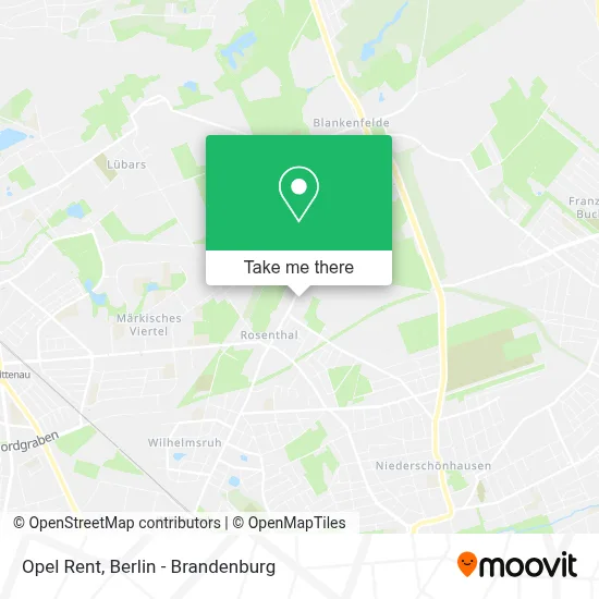 Opel Rent map