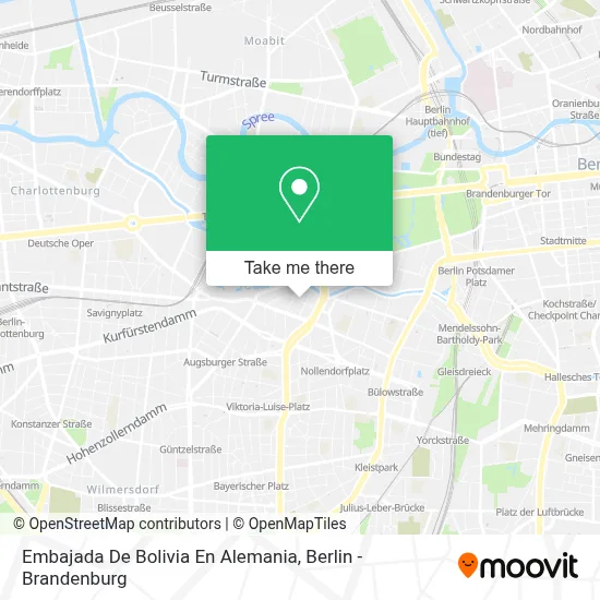 Embajada De Bolivia En Alemania map