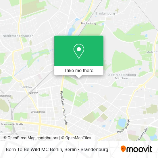 Born To Be Wild MC Berlin map