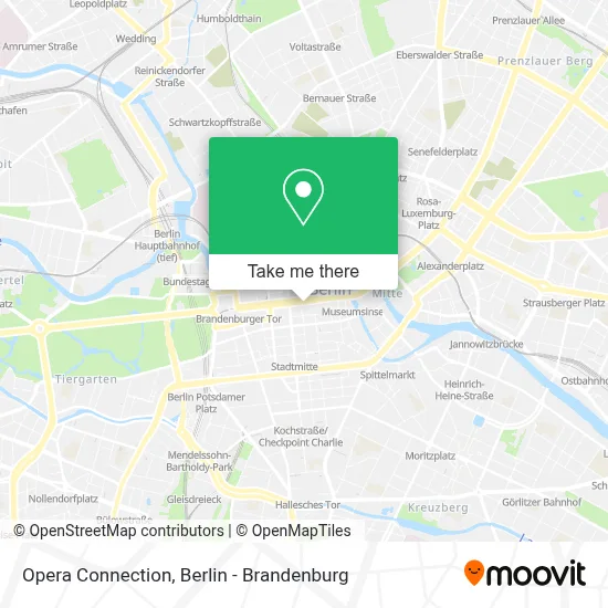 Opera Connection map