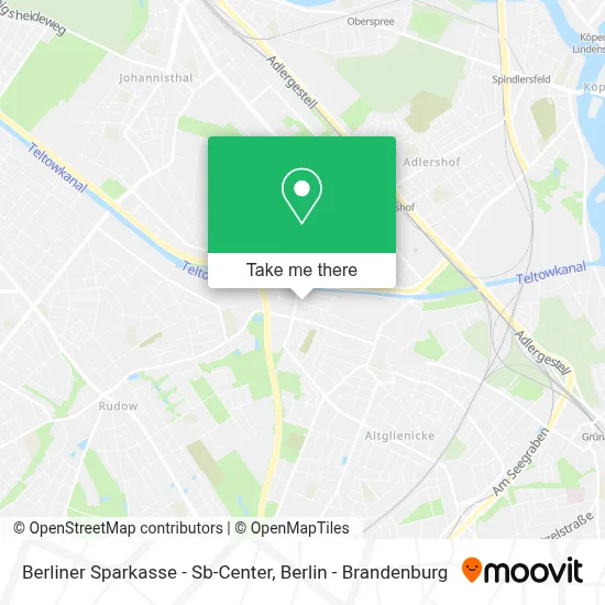 Berliner Sparkasse - Sb-Center map