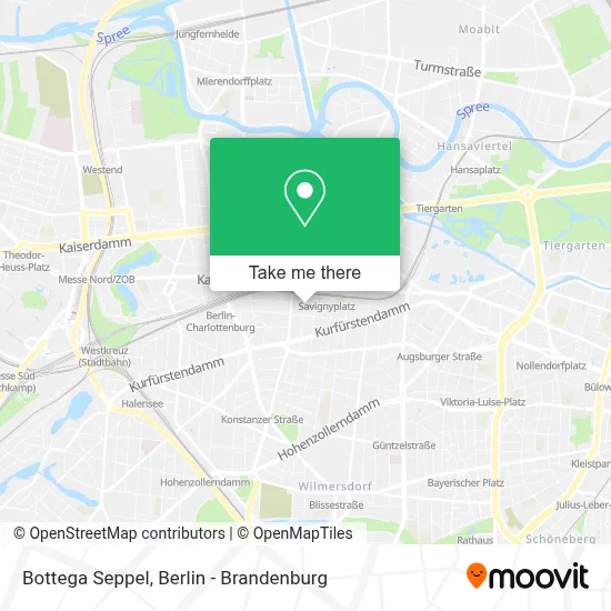 Bottega Seppel map