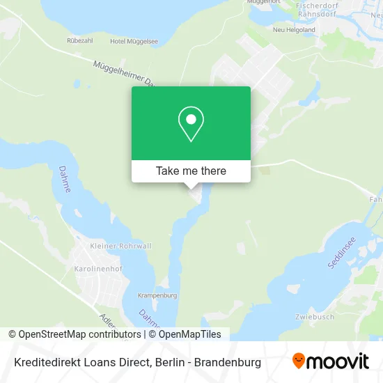 Kreditedirekt Loans Direct map