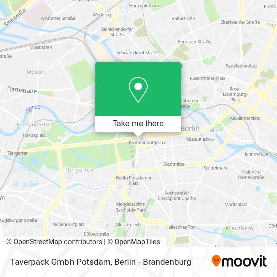 Taverpack Gmbh Potsdam map
