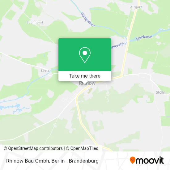 Rhinow Bau Gmbh map